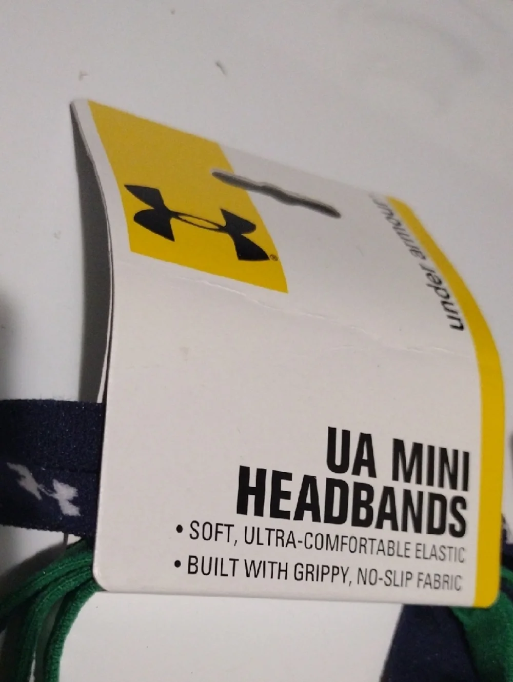 Under Armour Green & Navy Mini Headbands (Pack of 2)